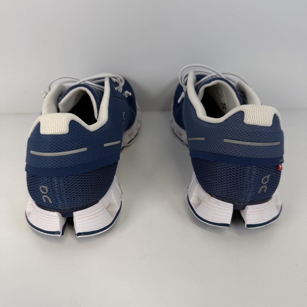 On Shoes Womens 8.5 Blue Cloud 5 CloudTec Running Mesh Athletic Low Top Sneakers - Picture 6 of 9